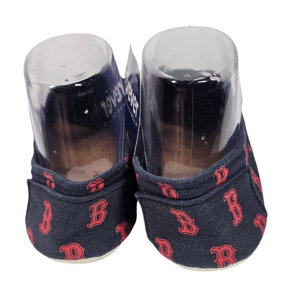 Forever Collectibles Boston Red Sox MLB Women's Canvas Slip-on Flats Medium 7-8 - Picture 3 of 8